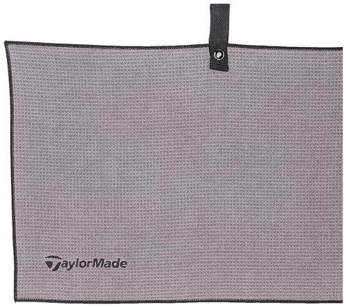 TaylorMade Microfiber Cart Towel (Gray), 15" x 24" - Golf Gift