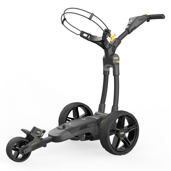 PowaKaddy Unisex FX1 Lithium Golf Trolley - Black/Yellow - One Size - Golf Gift