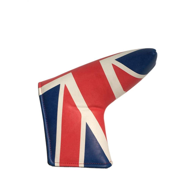 FLTRADE UK Flag Design Golf Blade Putter Head Covers headcover with Velcro Closure Fits All Brands TaylorMade Titleist Scotty Cameron Ping Callaway - Golf Gift