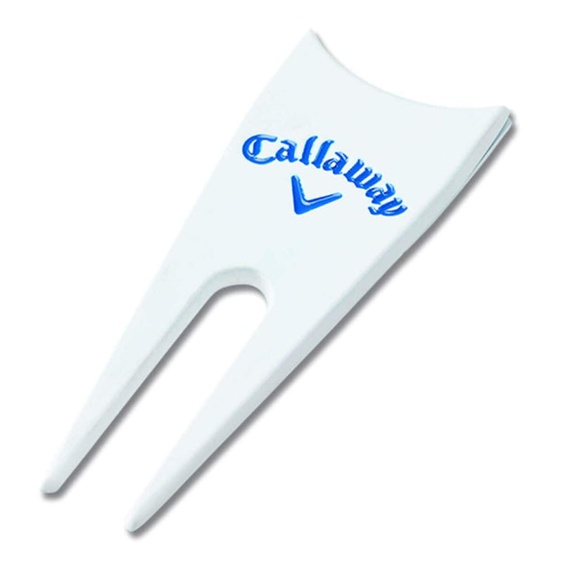 Callaway Golf Triple Track Divot Tool 2021, White/Blue/Red - Golf Gift