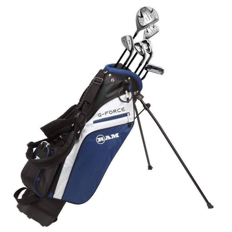 Ram Golf Junior G-Force Boys Golf Clubs Set with Bag Age 10-12 Lefty - Golf Gift