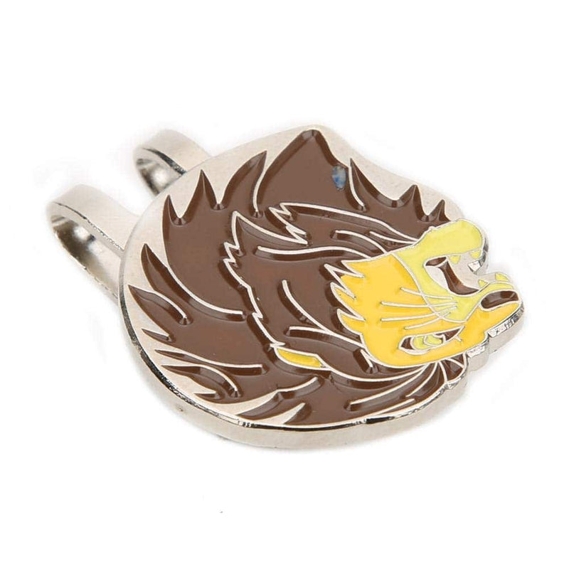 Golf Ball Markers Portable Mini Beautiful Lion Ball Marker with Strong Magnetic Golf Hat Clip Accessory - Golf Gift