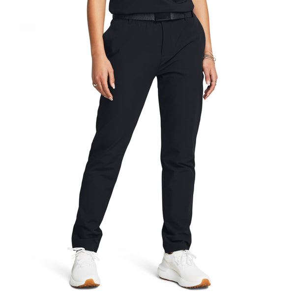 Under Armour Women's Drive Pants Golf, (001) Black/Black/Halo Gray, 14 - Golf Gift