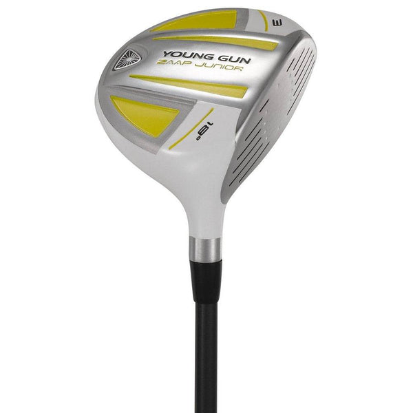 Young Gun ZAAP Junior Kids Right Hand Golf Club #3 Fairway Woods Age: 3-5 Yellow - Golf Gift