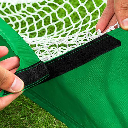 FORB Pro Pop-Up Golf Net - [3 Sizes] | Improve Accuracy, Technique & Swing | Pop Up Golf Training Equipment | Home & Garden Golf Net (8ft x 8ft) - Golf Gift