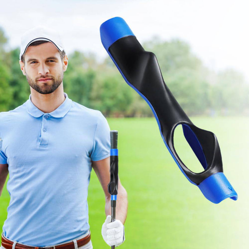 LINSIBEI Golf Grip Trainer Golf Club Grip Trainer Attachment Outdoor Golf Swing Trainer Beginner Gesture Alignment Training Aids Correct Training Grip Aid - Golf Gift