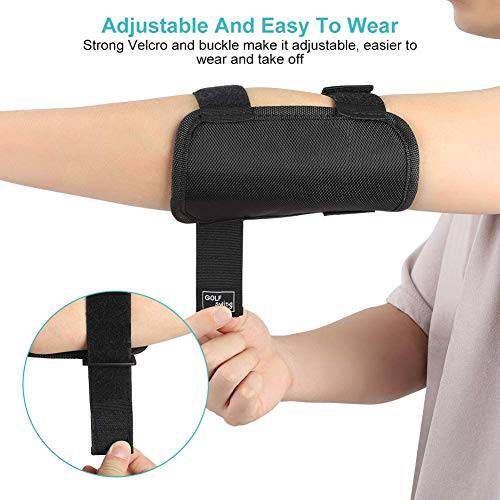 ZJchao Golf Training Aid, Golf Elbow Brace, Golf Swing Trainer Elbow Training Aids Golf Swing Trainer Aid Golf Swing Golf Swing Training for Beginners Training with Tok Tok Sound Notifications - Golf Gift