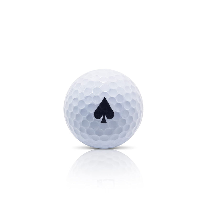 SWVL Sports Ace of Spades Golf Ball Stamp Marker Multiple Designs Faces, Emojis Icons & More - Golf Gift