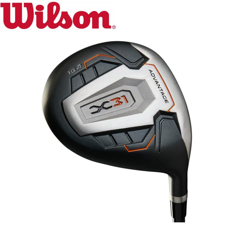 Wilson Golf Mens X31 Advantage Complete Package Set - Steel With Stand Bag