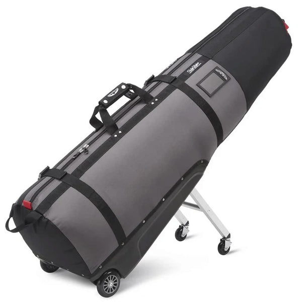 Sun Mountain ClubGlider Journey Wheeled Travel Cover for your Golf Bag in Black/Gunmetal - Golf Gift