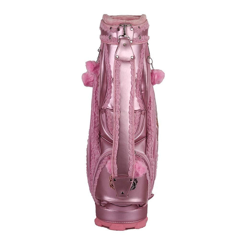 QZH Golf bag Adult Golf Accessories Pink Golf Bag Women's Golf Bag Bucket Bag Adult Golf Accessories Sport Riding Hybrid Lightweight golf bag (Pink,One size) - Golf Gift