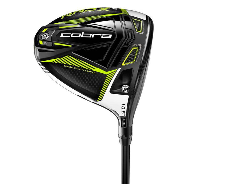 Cobra Golf 2021 Radspeed XB Driver Gloss Black-Turbo Yellow (Men's Left Hand, Project X Evenflow Ripetide, Senior Flex, 10.5), Standard - Golf Gift