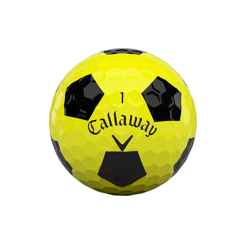 Callaway Golf Chrome Soft Golf Balls 2020, Truvis Yellow/Black - Golf Gift