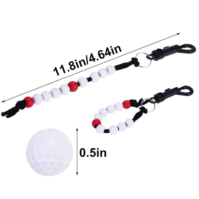 IRYNA 2Pcs Golf Shot Counters, Golf Stroke Counter, Golf Score Counter Golf Accessories for Men Women Kids Best Golf Sport Game - Golf Gift