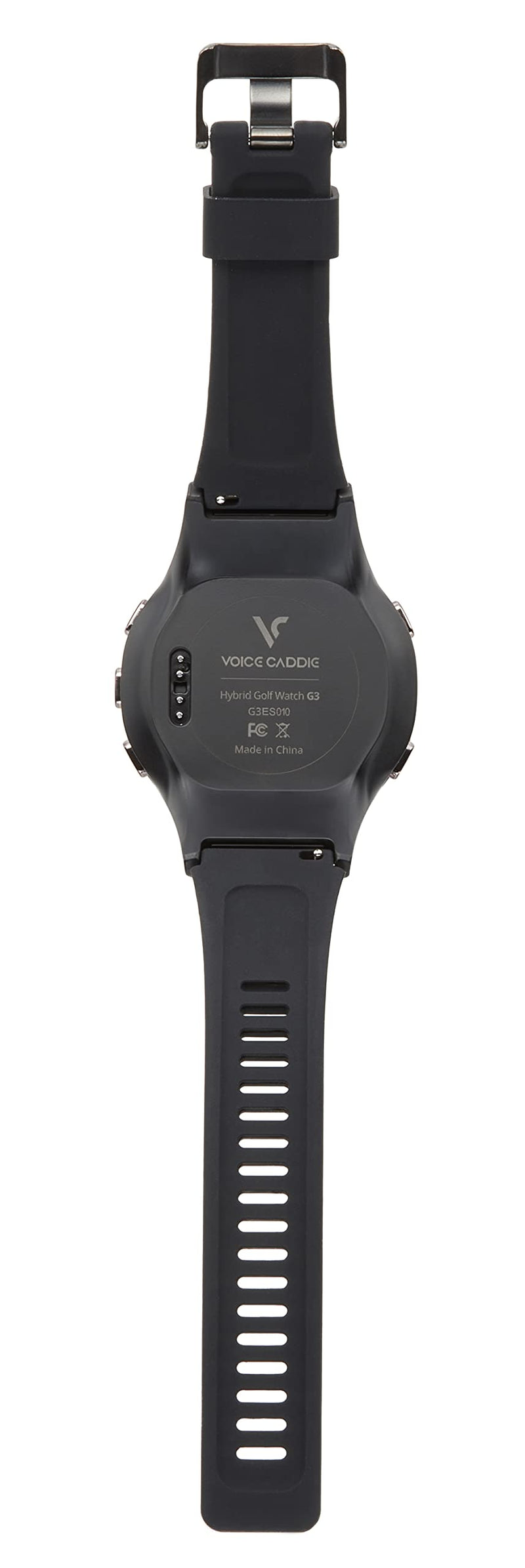 VOICE CADDIE Unisex's G3 Golf GPS Watch, Black, Adjustable Strap - Golf Gift