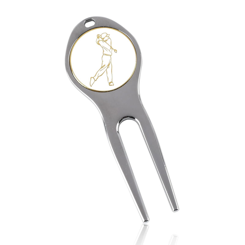 witeup Divot Repair Tool,Removable Marker Course Divot Tool,Metal Golf Divot Repair Tool,Golf Divot Repair Tool Can Mark the Position of the Ball and Repair the Turf on The Green - Golf Gift