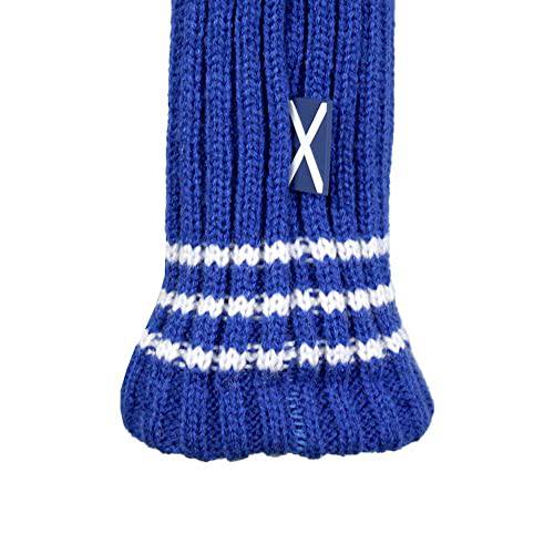 Asbri Golf Pom Driver Head Cover - Scotland, Blue - Golf Gift