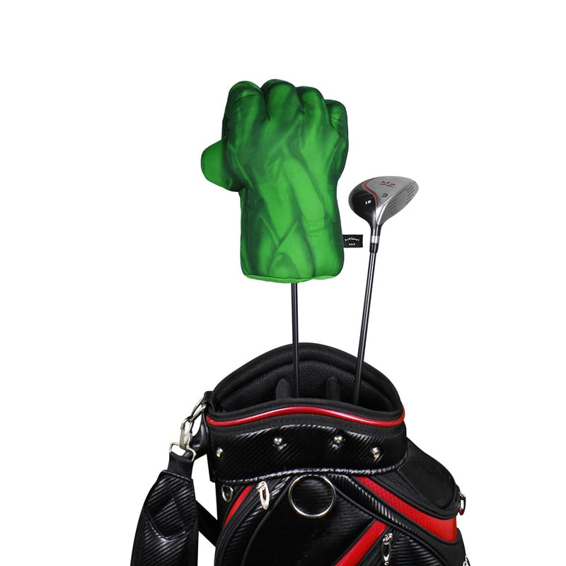 Scott Edward Interesting Golf Driver Club Head Covers Fit Max Driver 460CC Green Fist Driver Cover - Golf Gift