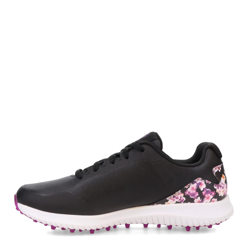 Skechers Women's Go Golf Max Arch Fit Spikeless Golf Shoe Trainers, Black Floral Pattern Waterproof, 6 UK - Golf Gift