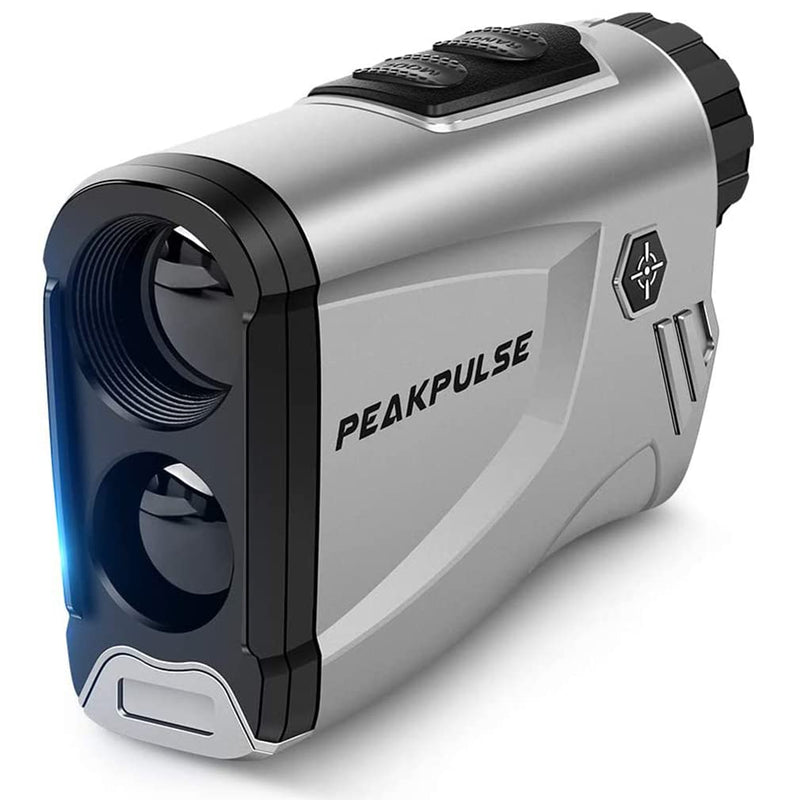 Golf Range Finder,PeakPulse LC600AG Rangefinder Golf 600 Yards Rangefinder with Slope Compensation,Flag-Lock,6X magnification,Continuous Measurement,3 Modes, for Golfers - Golf Gift