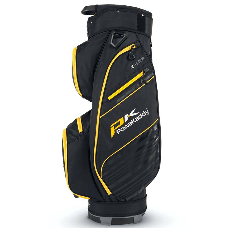 PowaKaddy X LITE GOLF CART BAG - BLACK/YELLOW - Golf Gift