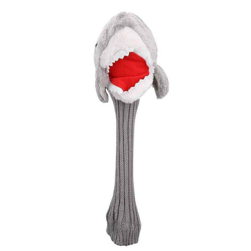 Golf Headcovers, Shark Shape Knit Golf Putter Head Covers Plush Cloth Golf Driver Covers Golf Putter Accessories - Golf Gift