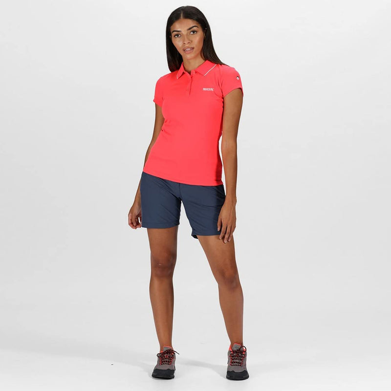 Regatta Womens Maveri Polo Shirt Papaya XL - Golf Gift