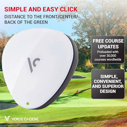 VOICE CADDIE VC300SE Voice Golf GPS, White - Golf Gift