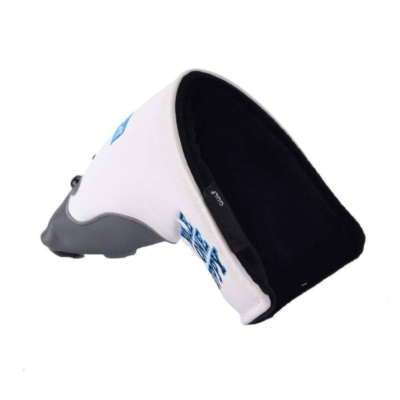 SEACLOUD Golf Club Head Cover Lovely Husky Golf Putter Blade Cover Cartoon Animal PU Leather Headcover Dustproof Covers - Golf Gift