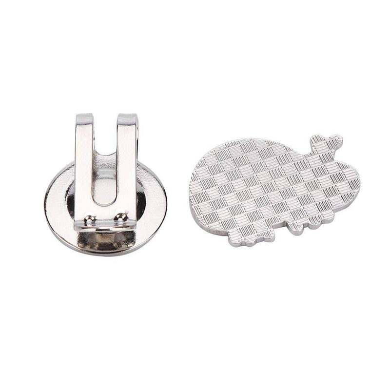 Dwawoo Golf Hat Clip, Animals & Insects Pattern Golf Ball Marker Stainless Steel Golf Cap Clamp(Ladybug) - Golf Gift