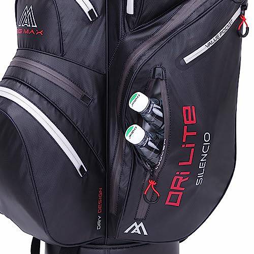 BIG MAX 2024 DRI-LITE SILENCIO WATER RESISTANT 14 WAY SPIRAL TOP GOLF CART BAG - Golf Gift