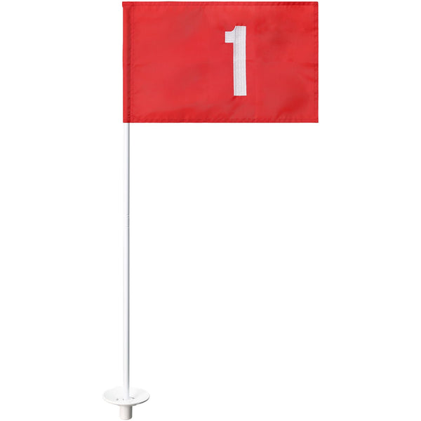 Golf Flag Poles for Putting Green, Golf Flagstick 6 FT for Yard, Golf Pin Flag for Driving Range, 1 Pack - Golf Gift