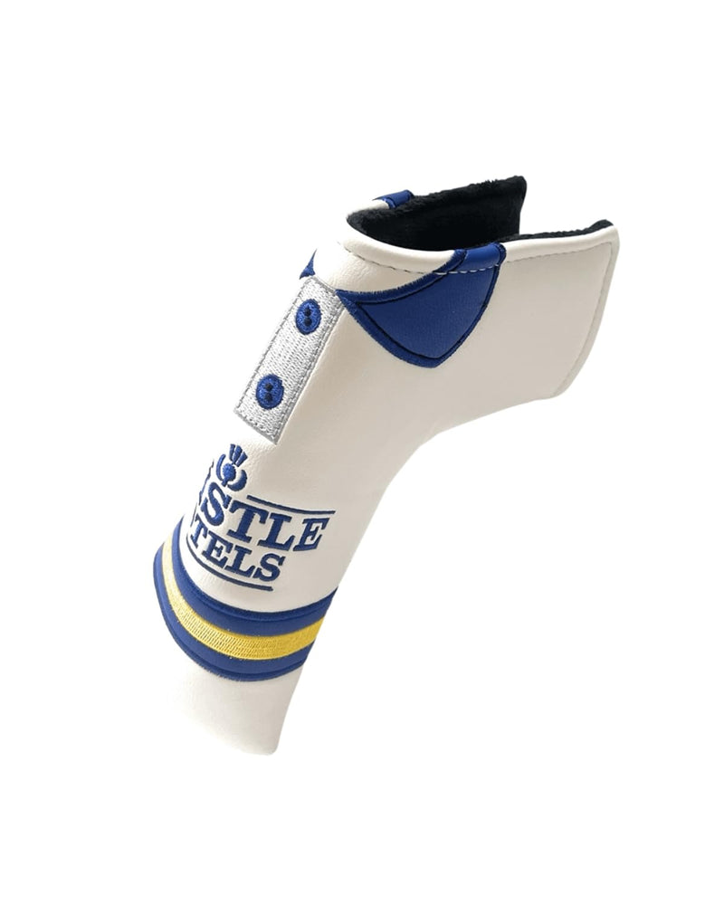 Caddy Club Golf Headcovers – Leeds Elland Road Regular Putter Cover – Perfect Golf Gift – Fits All Major Brands – Classic Football Club Designs – Premium Stitching, Durable Lining – Multiple Designs - Golf Gift