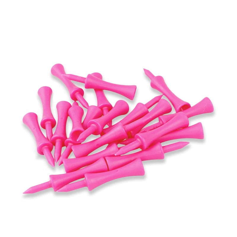 Zivisk Pink Golf Tees Plastic 57MM 100 Count Long Castle Golf Tees 2-1/4 inch - Golf Gift