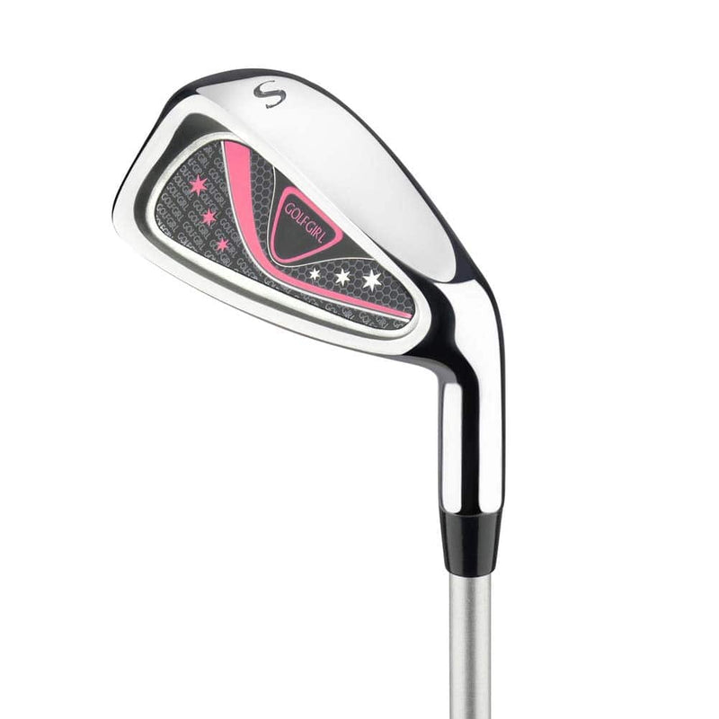 GolfGirl FWS3 Ladies Golf Clubs Set with Cart Bag, All Graphite, Left Hand, Pink - Golf Gift