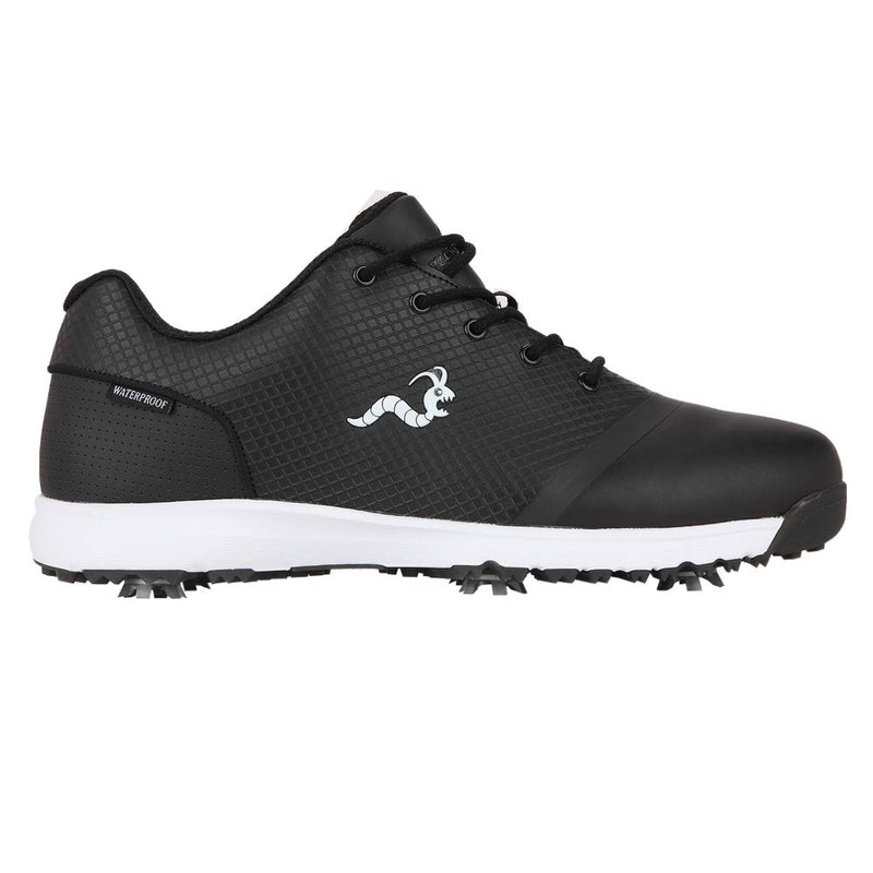 Woodworm Tour V3 Mens Waterproof Golf Shoes- Black- UK 8 - Golf Gift