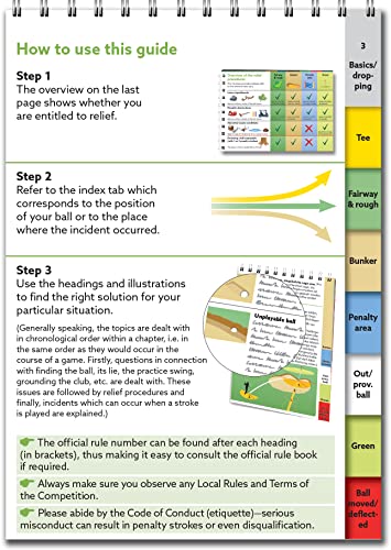 Golf Rules Quick Reference 2023-2026: The practical guide for use on the course - Golf Gift