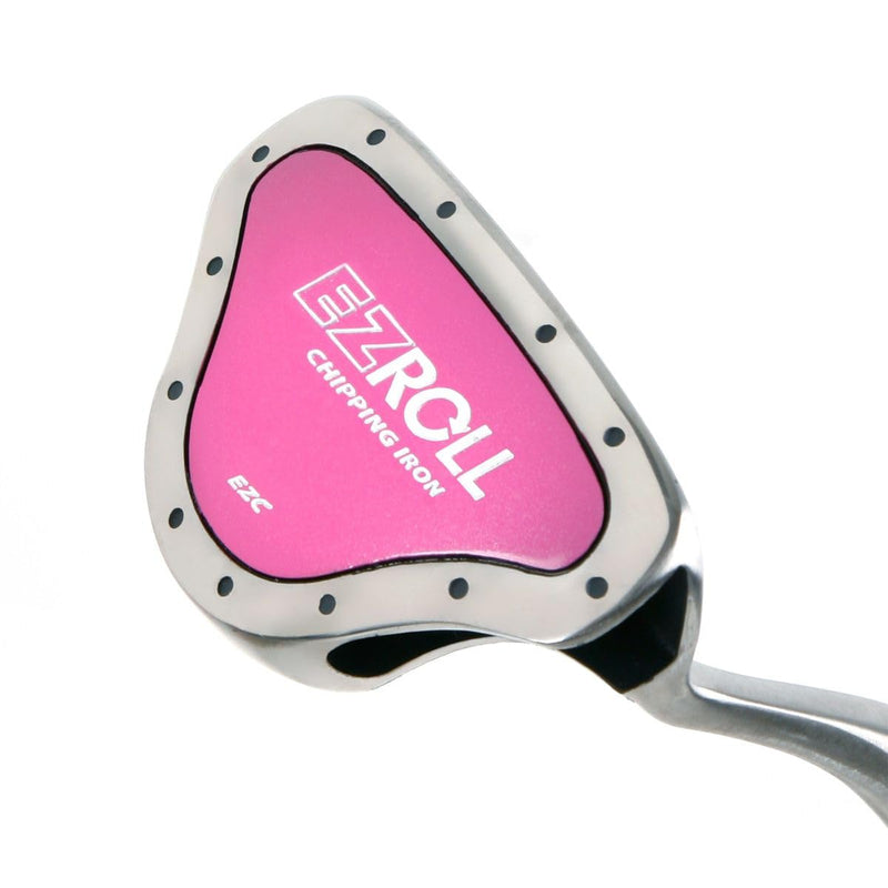 Intech EZ Roll Pink/Satin Ladies Right Handed Chipper Golf Club, Short Distance Approach Chipping Club for Women - Golf Gift