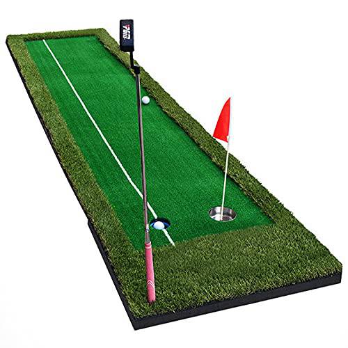 Air League Hilllman PGM Golf Artificial Turf Two Hole Putting Green - Golf Gift