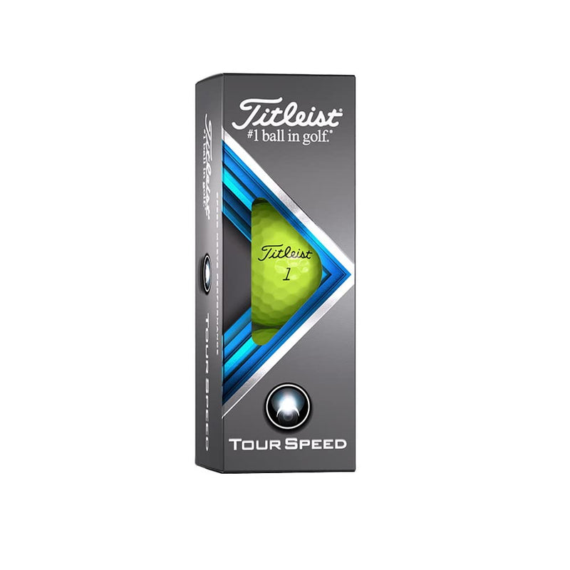 TITLEIST Unisex Tour Speed Golf Ball, Yellow, One Size UK - Golf Gift