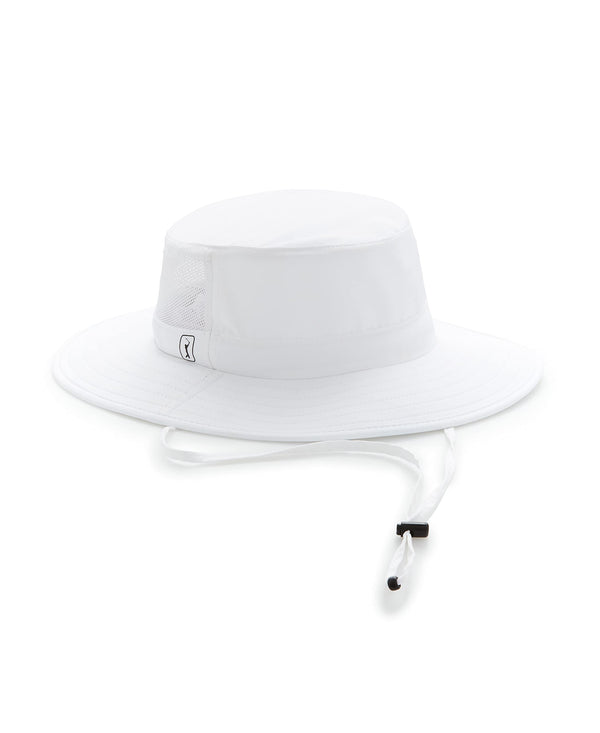 PGA TOUR Men's Standard Solar Hat, Bright White, One Size - Golf Gift