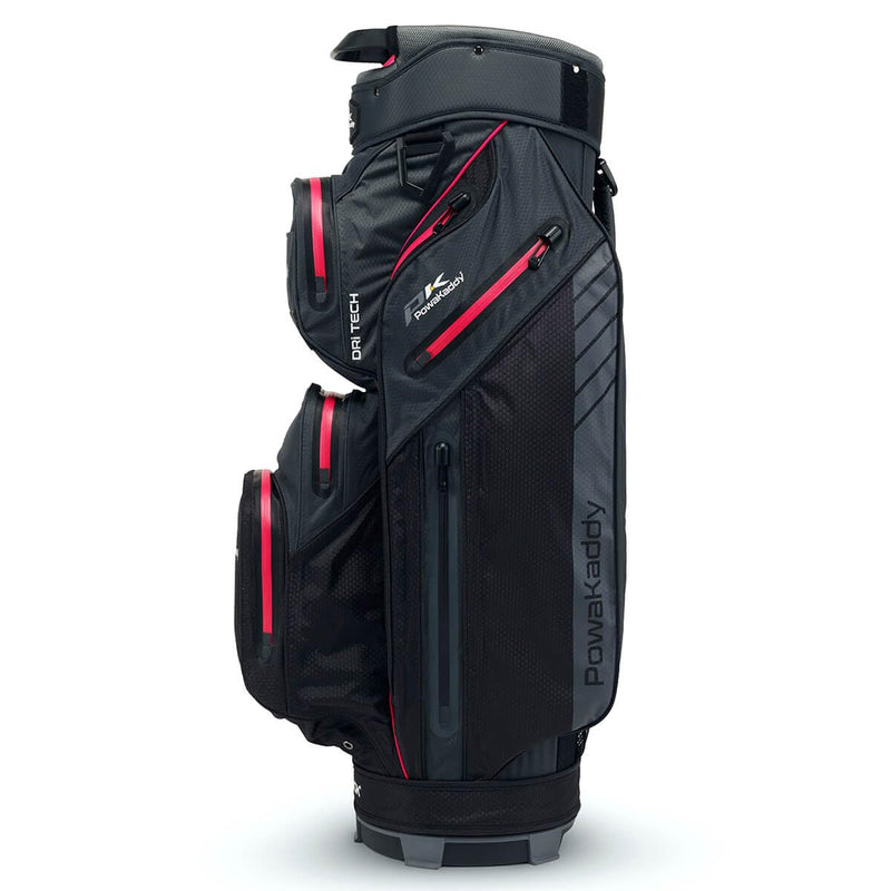 POWAKADDY DRI-TECH GOLF CART TROLLEY BAG – BLACK/PINK - Golf Gift