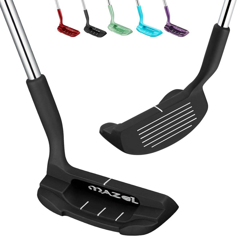 MAZEL Chipper Club Pitching Wedge for Men & Women,36/45 Degree - Save Stroke from Short Game,Right Hand (Black, 36 Degree) - Golf Gift