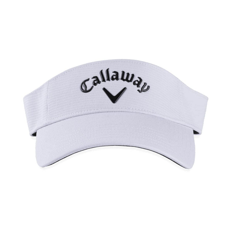 Callaway Unisex Hw Cg Liquid Metal Visor Wht or Blk 22, White/Black, One Size UK - Golf Gift