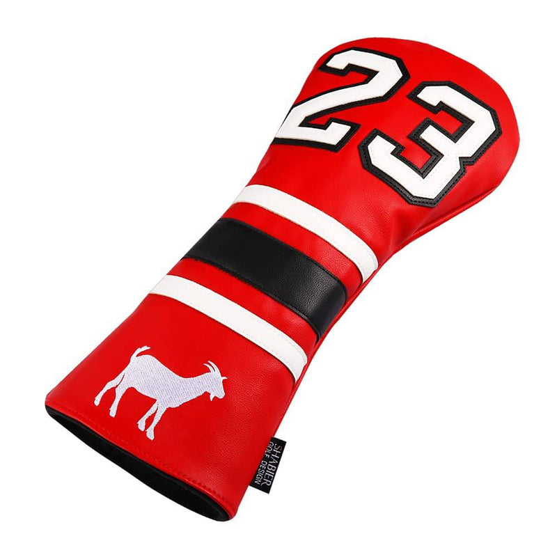 SHABIER Golf Sports Style Golf Wood Club Headcover Driver Cover (Red NO.23 Driver Cover) - Golf Gift