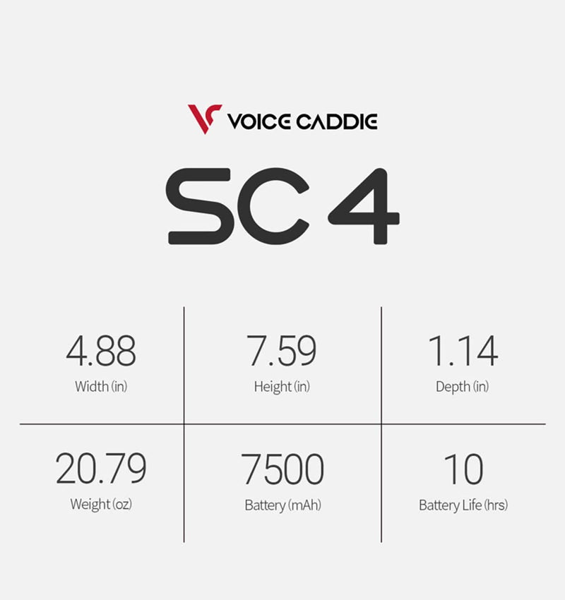 Voice Caddie SWING CADDIE SC4 SIMULATOR + LAUNCH MONITOR - Golf Gift