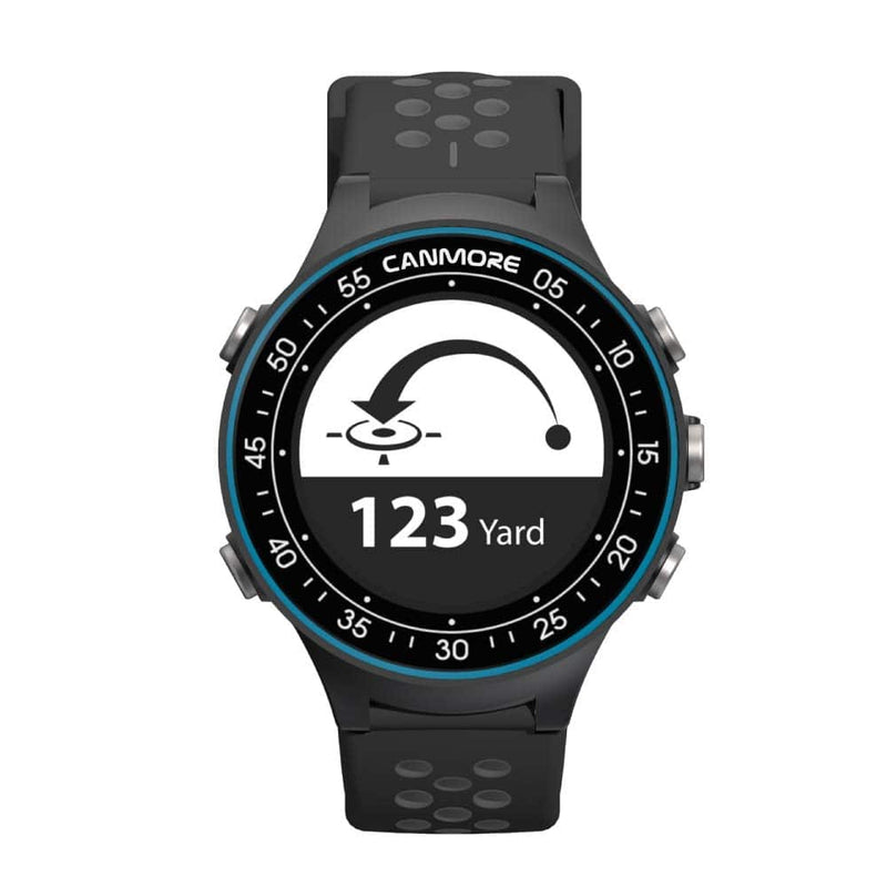 CANMORE TW411 Golf GPS Watch with Fitness Tracker, 41,000+ Free Preloaded Worldwide Course, Upgraded IC Chip, Blue - Golf Gift