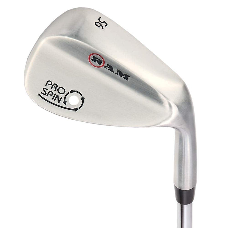 Ram Golf Pro Spin 3 Wedge Set - 52° Gap, 56° Sand, 60° Lob Wedges - Mens Right Hand (Right, Steel - 1 Inch Shorter, Regular) - Golf Gift