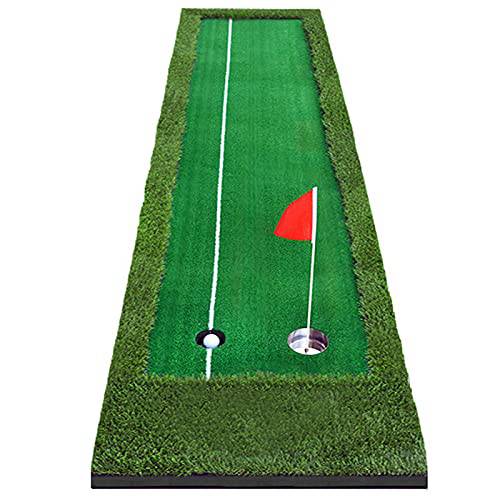 Air League Hilllman PGM Golf Artificial Turf Two Hole Putting Green - Golf Gift