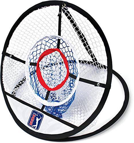 PGA TOUR Perfect Touch Chipping Net - 3 Ring Golf Net for Wedge Practice, Ideal Golf Nets for Garden, Perfect Golf Gifts for Enthusiasts - Golf Gift